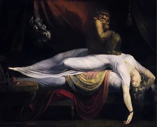 Henry Fuseli, The Nightmare (1781), public domain